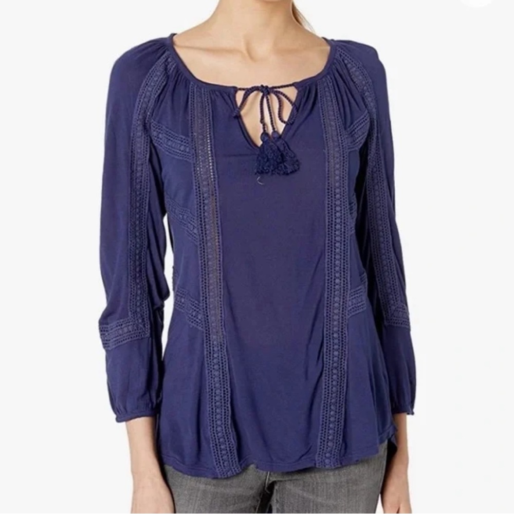 LUCKY BRAND | 3/4 SLEEVE BLOUSE | EUC | SIZE S